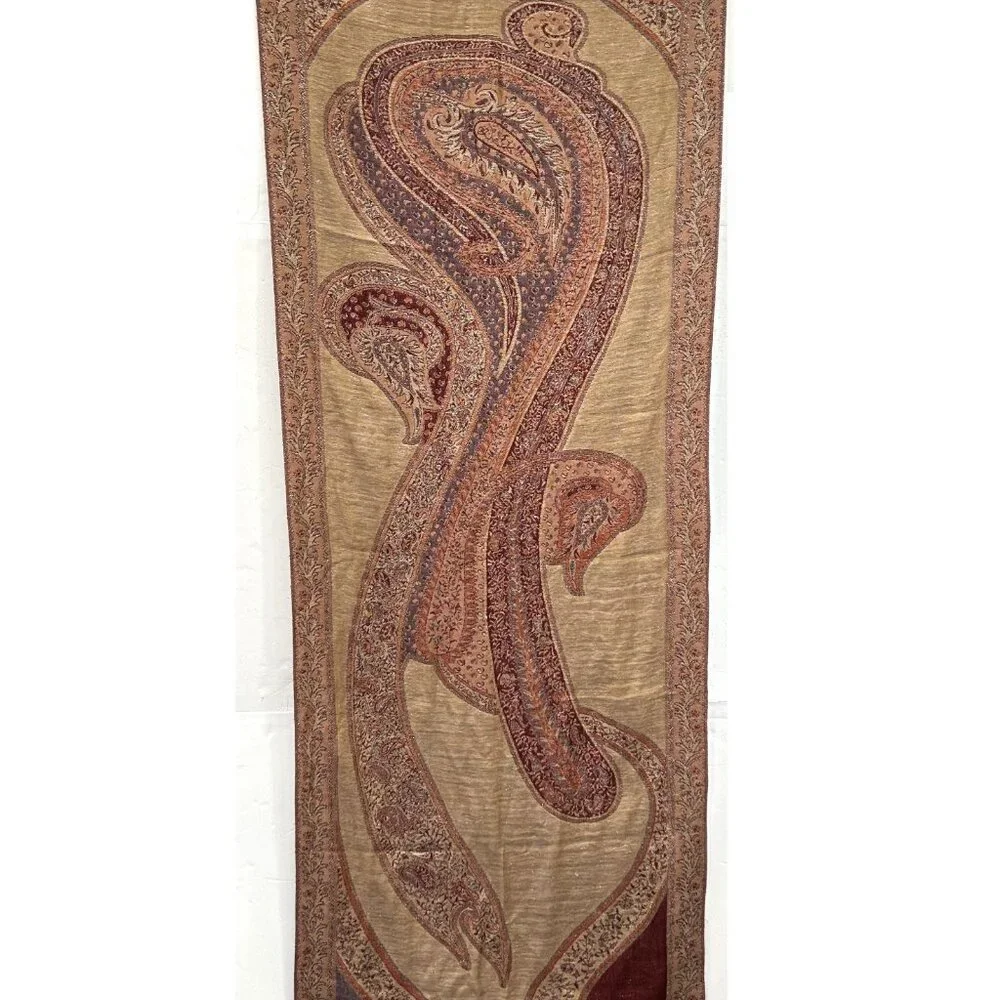 Large Paisley Design Shawl Wrap Scarf